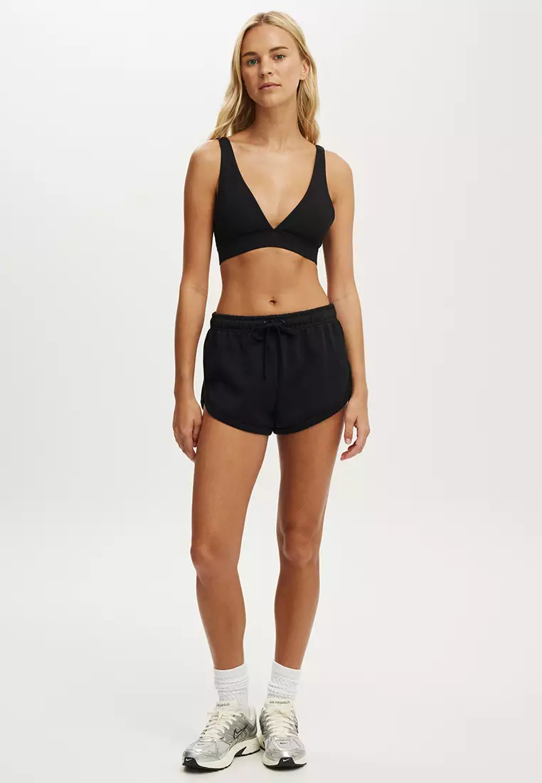 Ultra Soft Deep Plunge Crop Bra