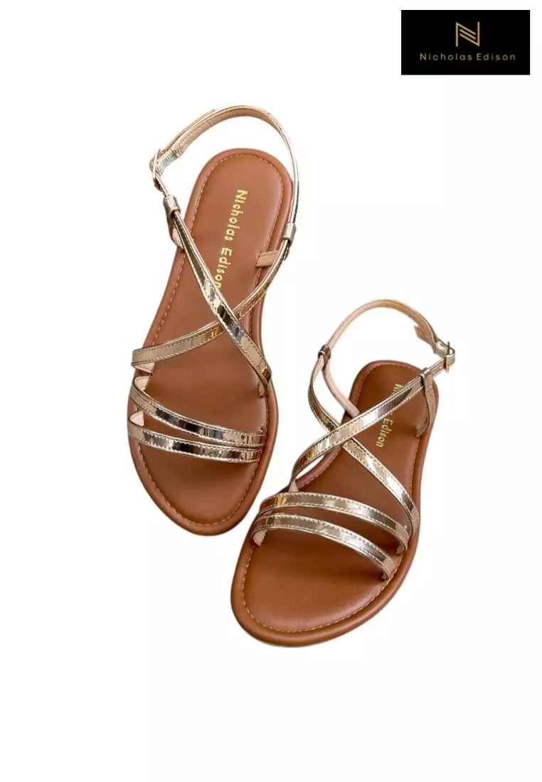 Nicholas Edison Sandal Hana Rose Gold