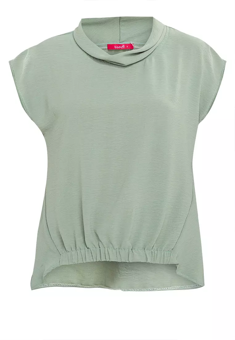 Latrice Cowl Neck Continuous Sleeve Top