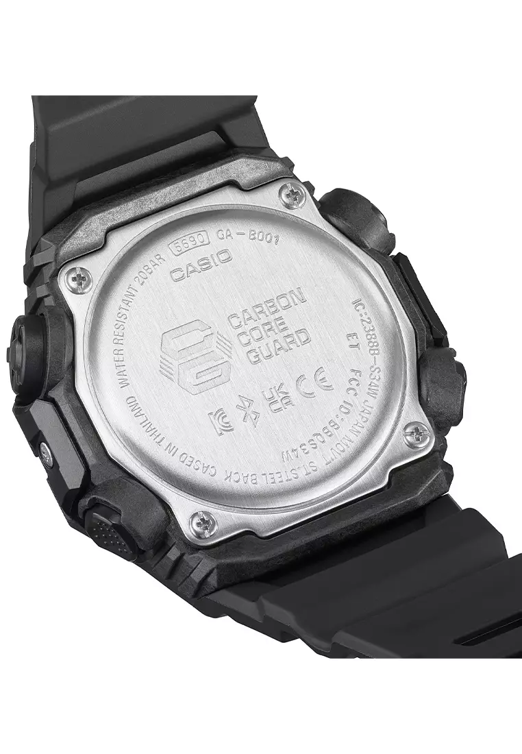 Jam Tangan Pria Casio G-Shock GA-B001-1ADR Digital Analog Dial Black Resin Band