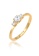 ELLI GERMANY white Ring Engagement Ring Sparkling Zirconia Crystals Gold Plated 3C6DBAC48C7441GS_1