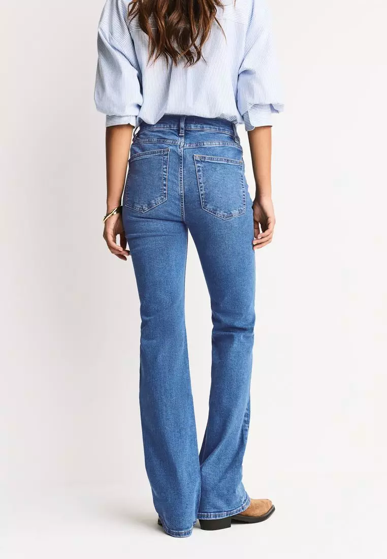 Mid Rise Stretch Bootcut Jeans