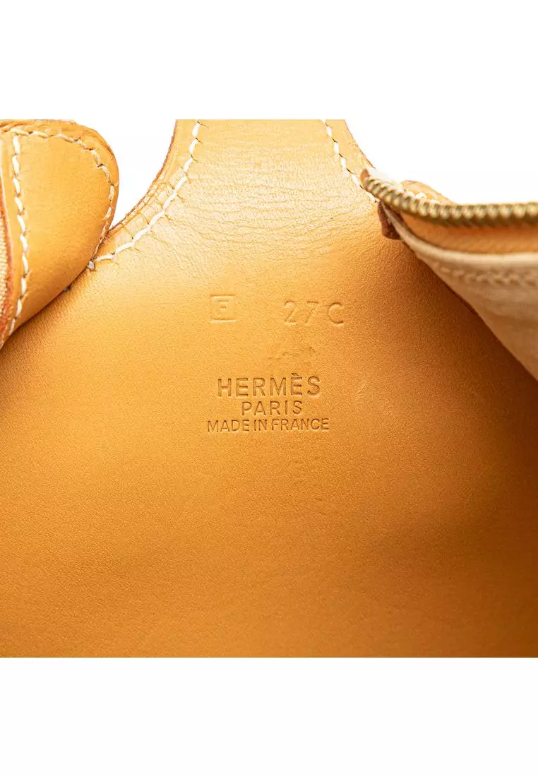 Pre-Loved Hermès Denim And Calfskin Sac Doremi 33
