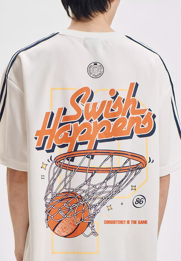 Swish Happens Relaxed Graphic T-Shirt