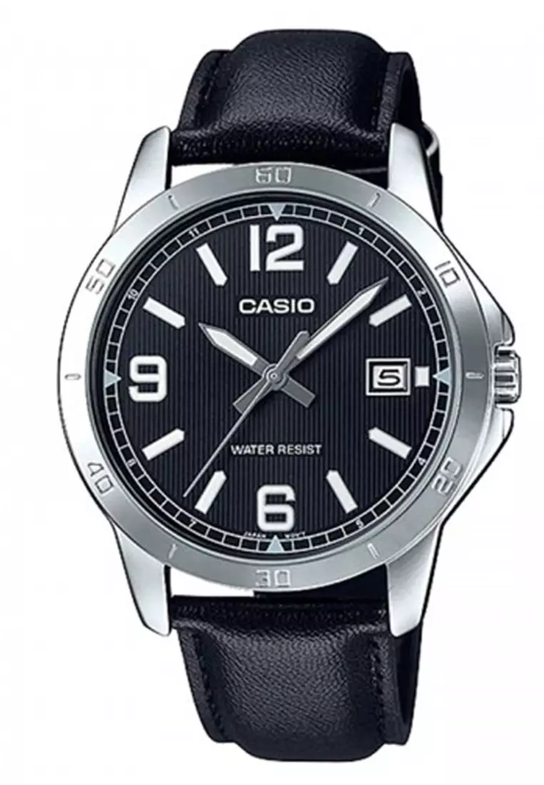 CASIO MTP-V004L-1BUDF SILVER BLACK