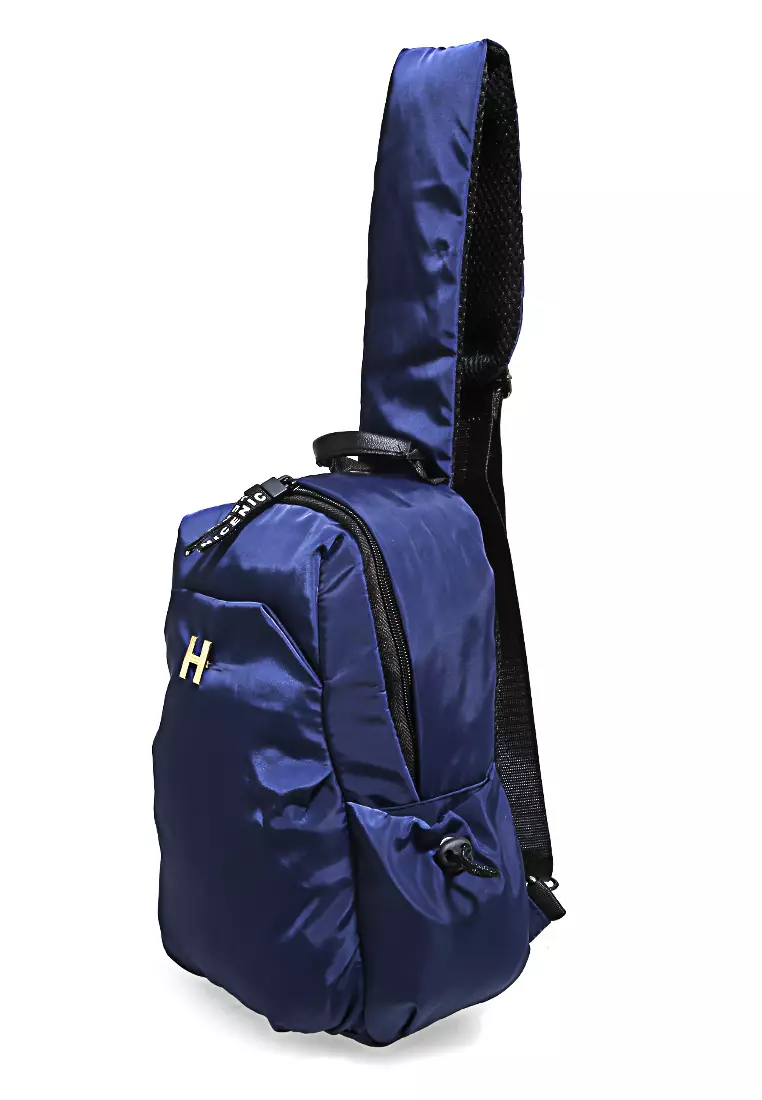 Roger Tas Selempang Pria Shoulder Bag Water Resistant Large Compartment Material Nylon ORIGINAL - Blue