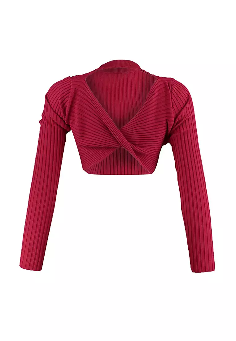 Buy Trendyol Twist Back Sweater 2024 Online ZALORA Singapore