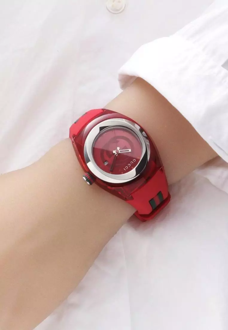 Jual Gucci Jam Tangan Wanita Gucci Sync Red L Original 2025