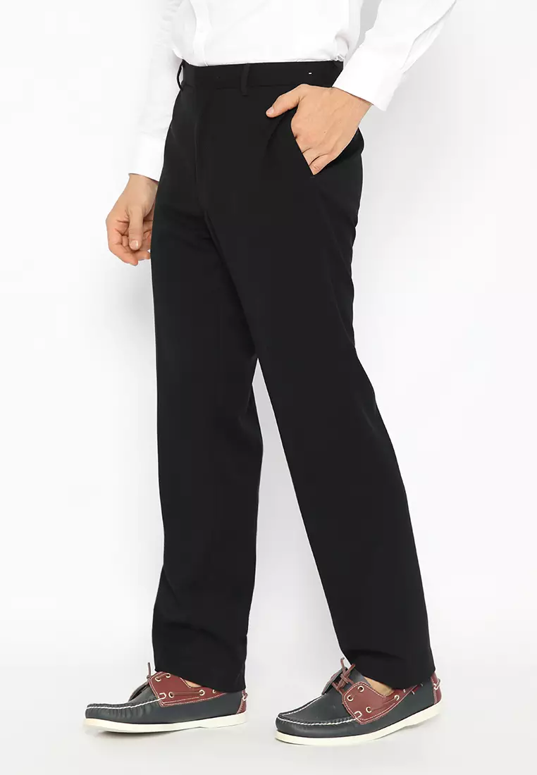 Jobb Sapphire-B Celana Panjang Pria Regular Fit Hitam 3