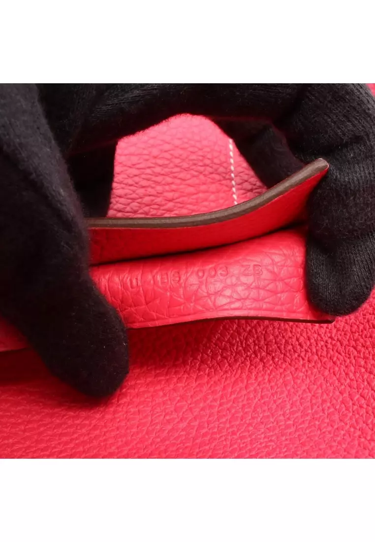 Pre-Loved Hermès Cabasserie 31 rose extreme Shoulder bag tote bag Clemence leather Pink purple U stamp