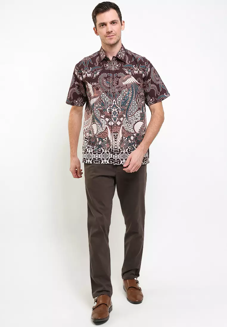 Jaden Shirt Kemeja Batik Katun Lengan Pendek