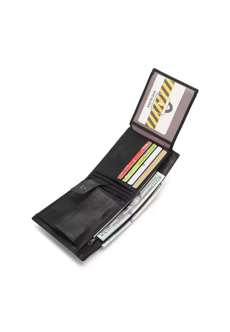 Men's Genuine Leather RFID Wallet (Dompet Pria Kulit Genuine RFID Blocking)