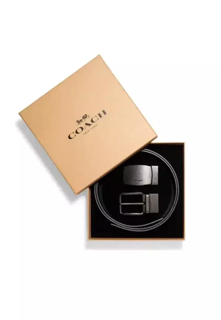 Jual Coach Coach Men's belt CQ067BKBK Original 2024 ZALORA Indonesia