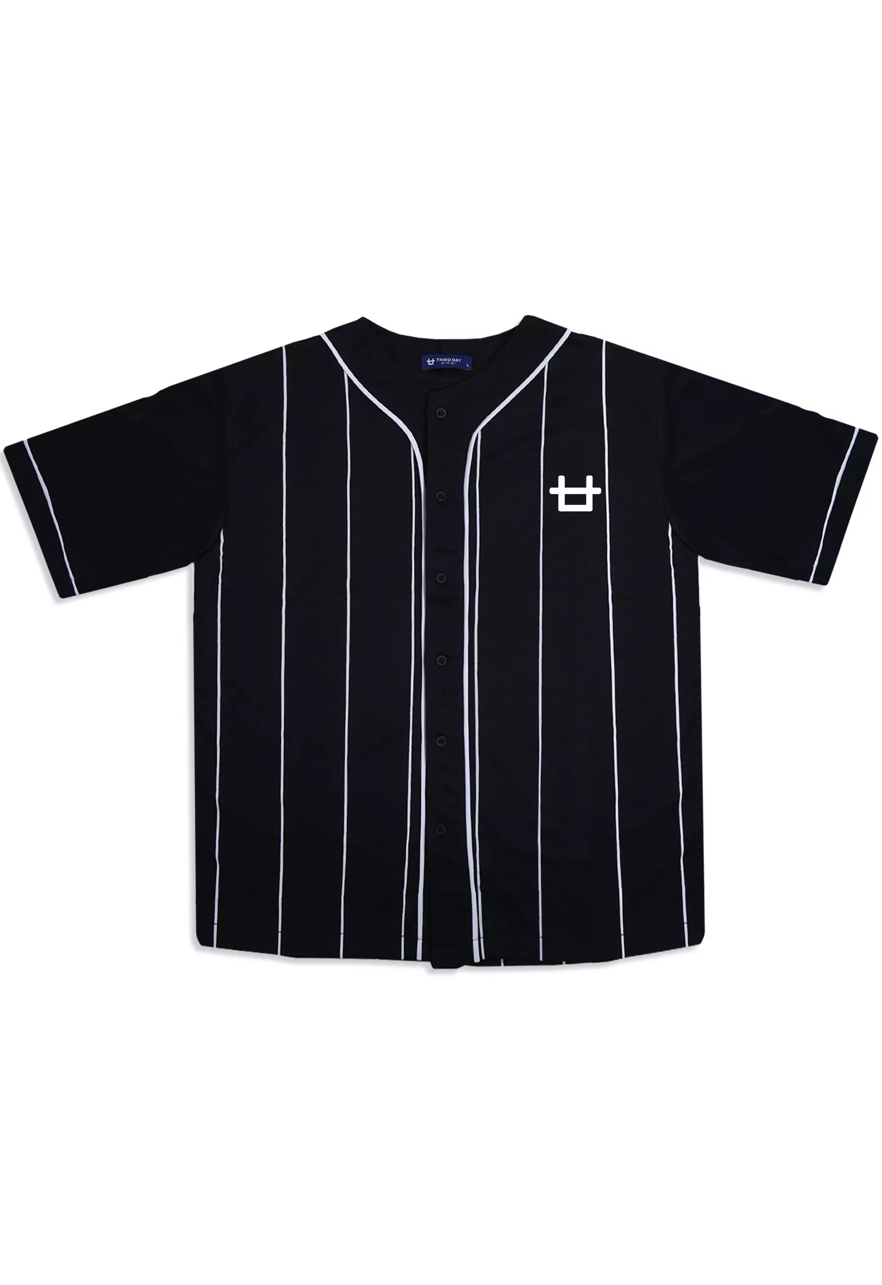 MT577J s/s Men Baseball Vertical Logo blkXS