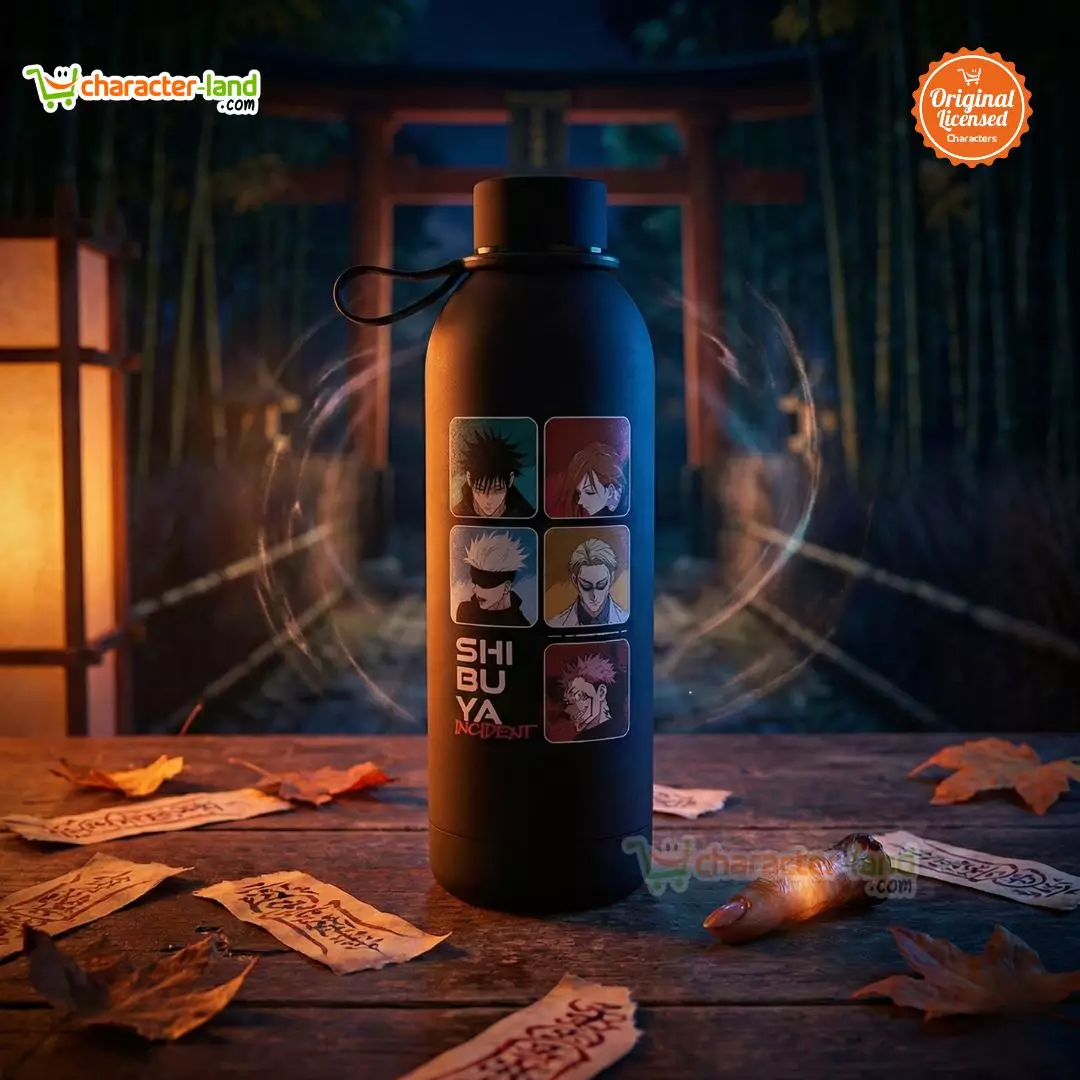 Botol Minum Jujutsu Kaisen OFFICIAL LICENSED Stainless Steel 600ml - Shibuya Incident