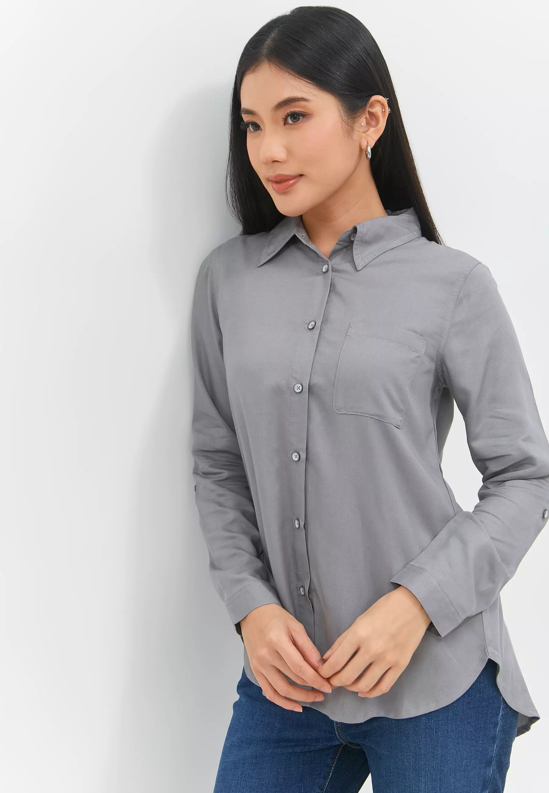 Alora Grey Shirt (G.11672)