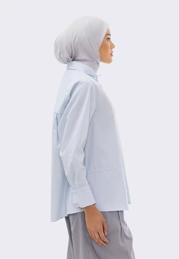 Ria Miranda Baby Blue Honey Shirt