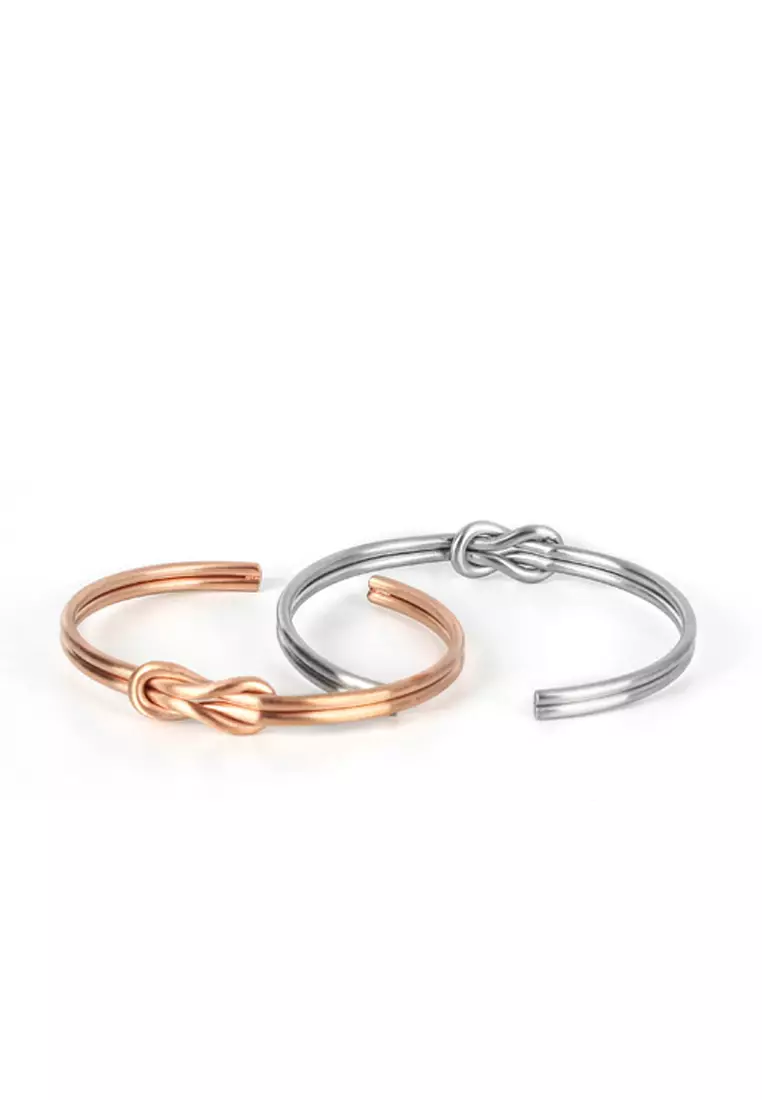 Celine knot bracelet 2025 rose gold