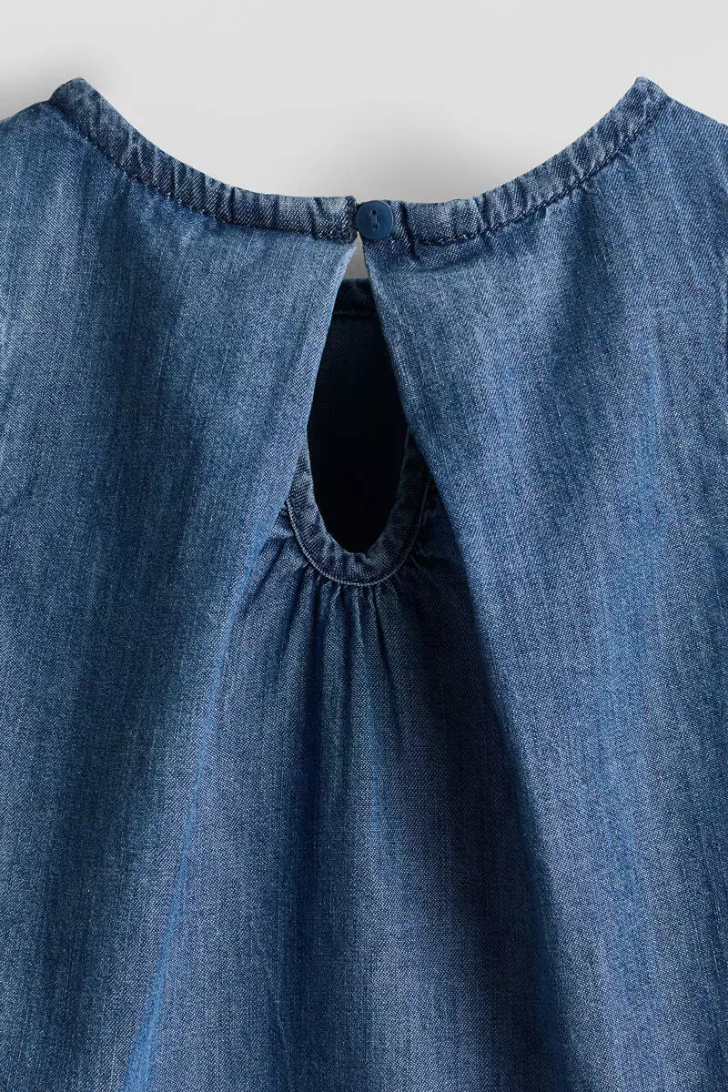 Cotton denim top