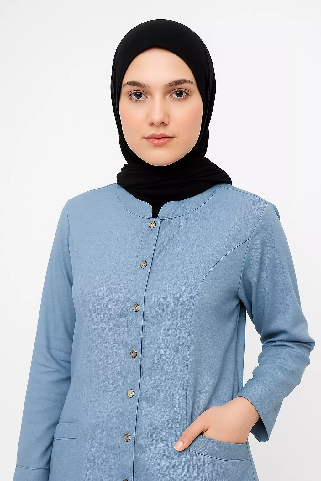 Hania Tunic In Light Blue