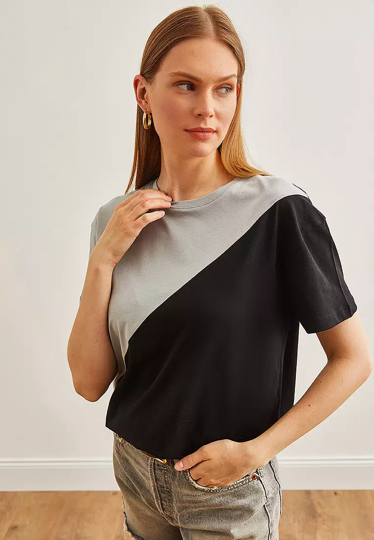 Cotton Colorblock T-Shirt