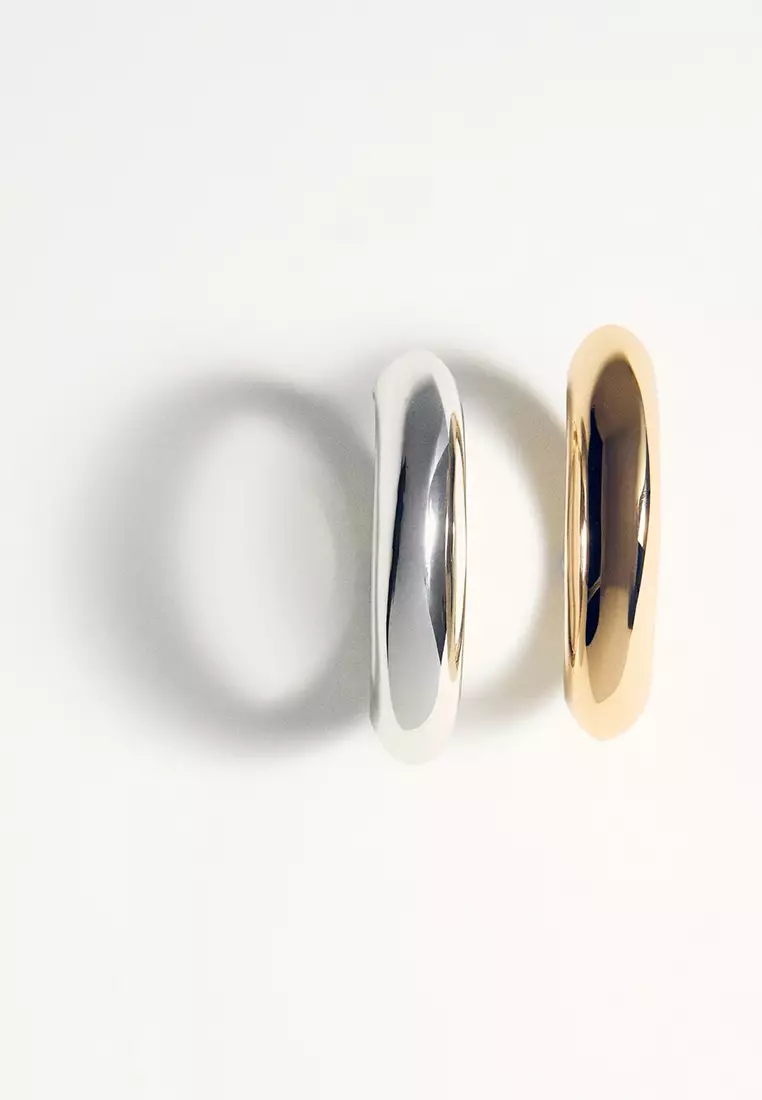 Pack Of 2 Rigid Bracelets