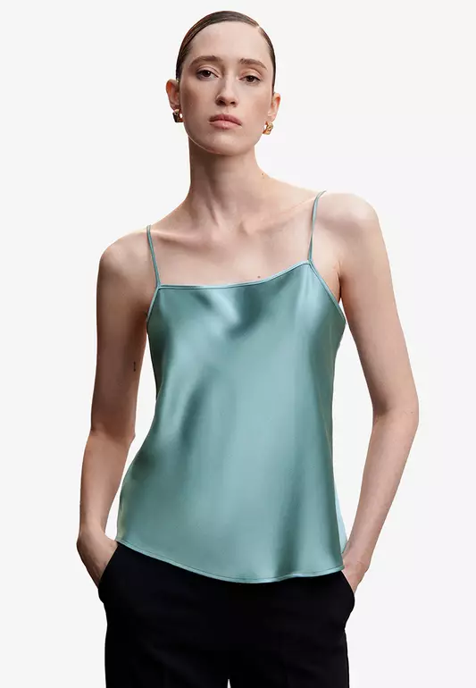 Satin Lace Top