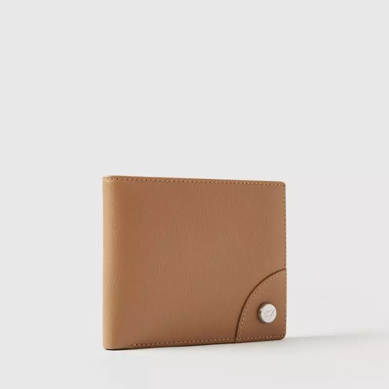 BRAUN BUFFEL DECAP CENTRE FLAP CARDS WALLET