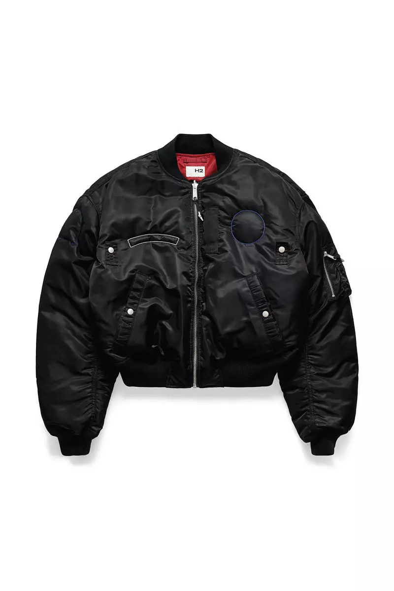 Reversible bomber jacket