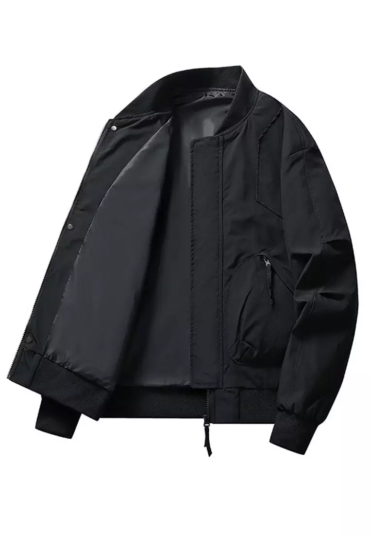 Stylish Bomber Jacket Baseball Coat