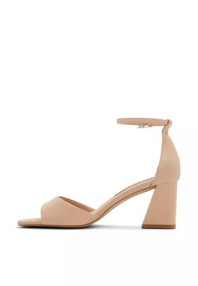 Aldo embellished blush block best sale heeled sandals