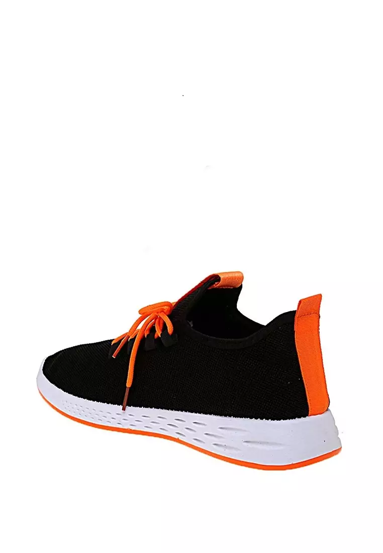 Chayton Sepatu Olahraga Pria Sneakers Two Line Casual Material Cloth ORIGINAL - Orange