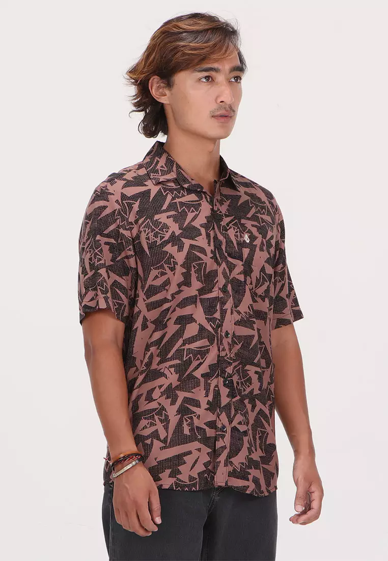 MSH SHARKBITES SHORT SLEEVE SHIRT NUTMEG