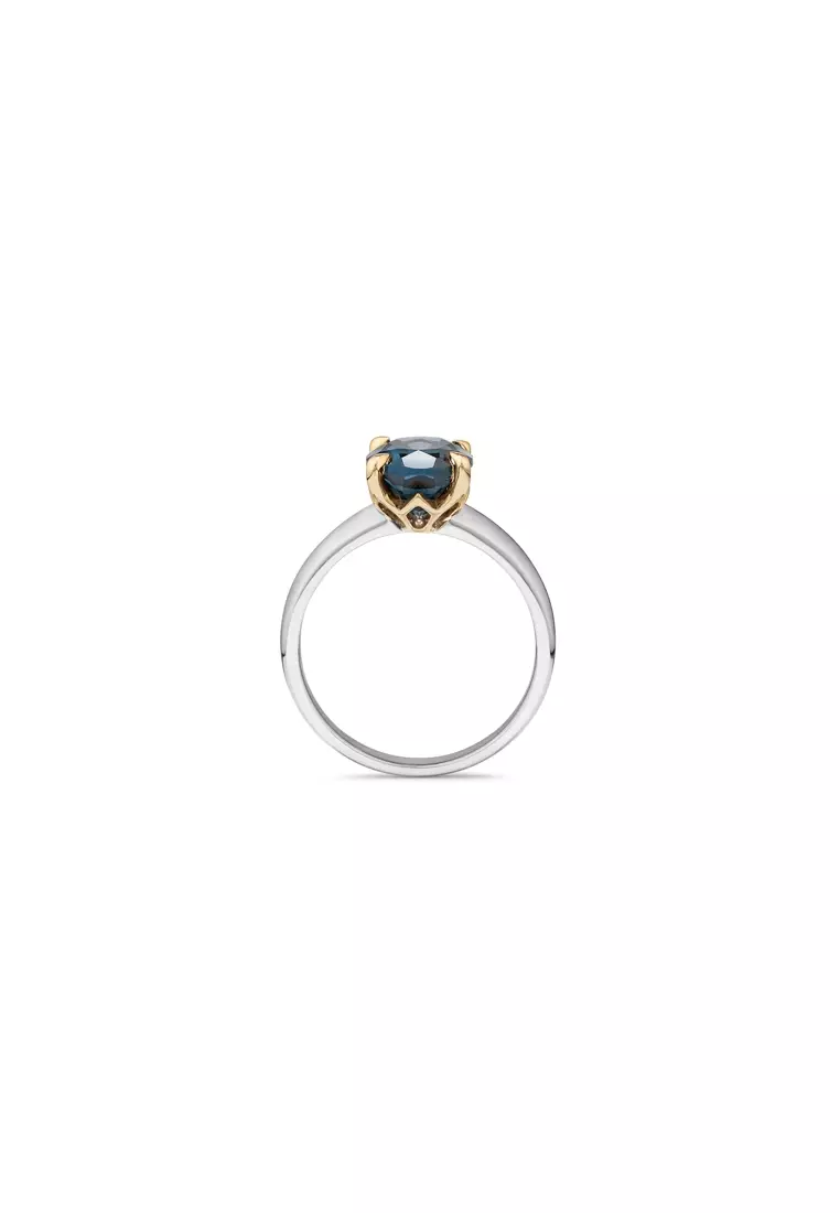 Buy Michael Hill Ring with London Blue Topaz in Sterling Silver