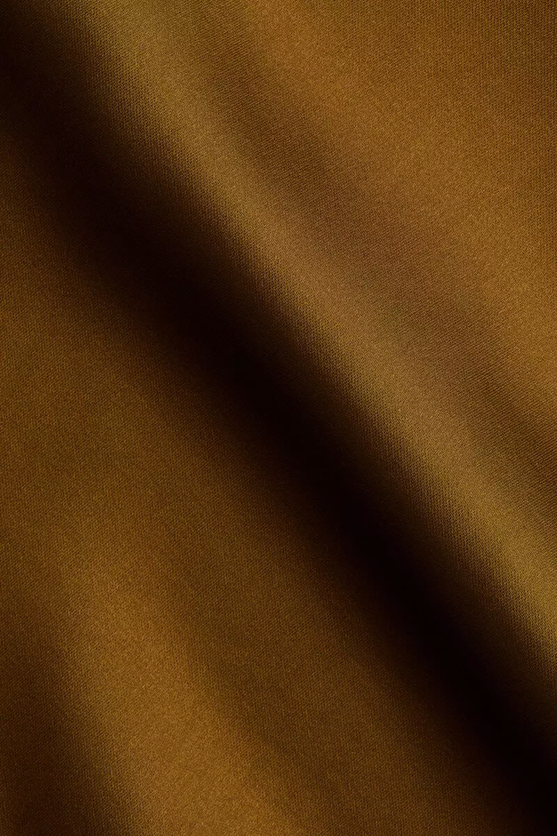 Scarf-detail satin dress