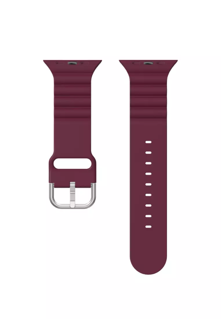 Burgundy apple outlet watch band