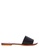 Carmelletes black Leather Flat Slides 87684SHD5BFCA0GS_1