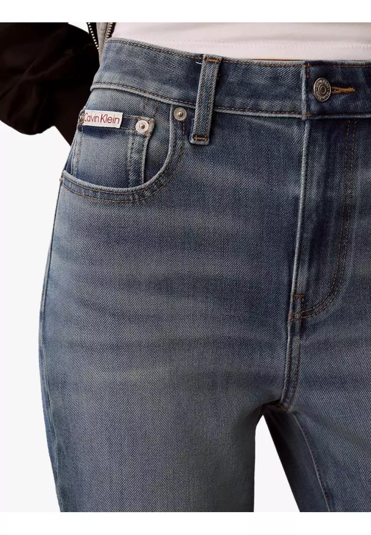 Jual Calvin Klein Calvin Klein - High Rise Flared 37.5 Jeans Original ...