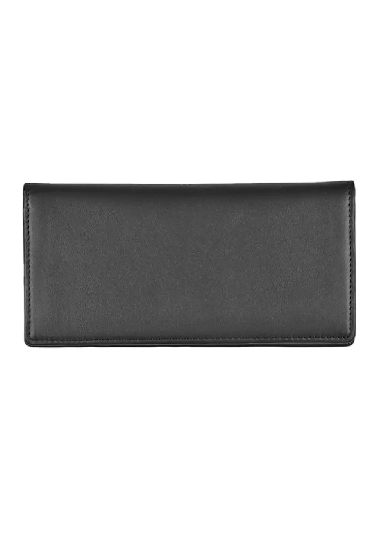 Crocodile 890BY Dompet Bi-fold Wallet Leather Kulit Original - Hitam