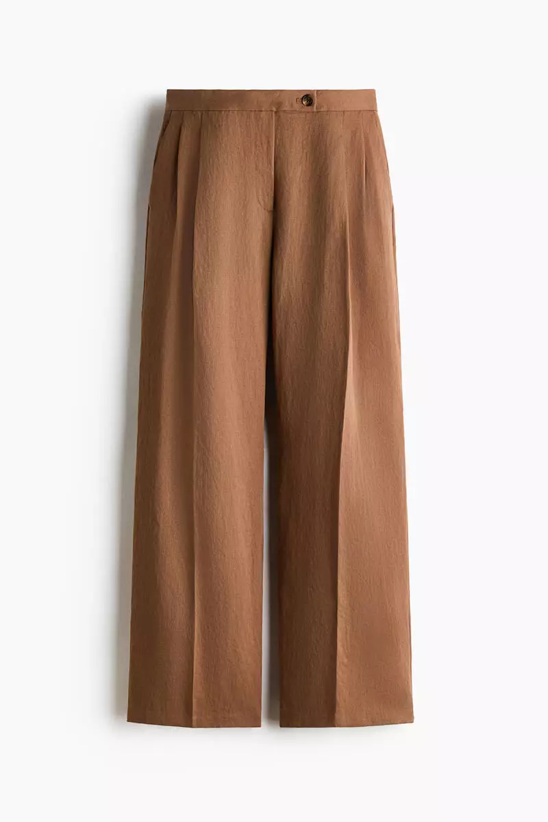 Wide tailored trousers