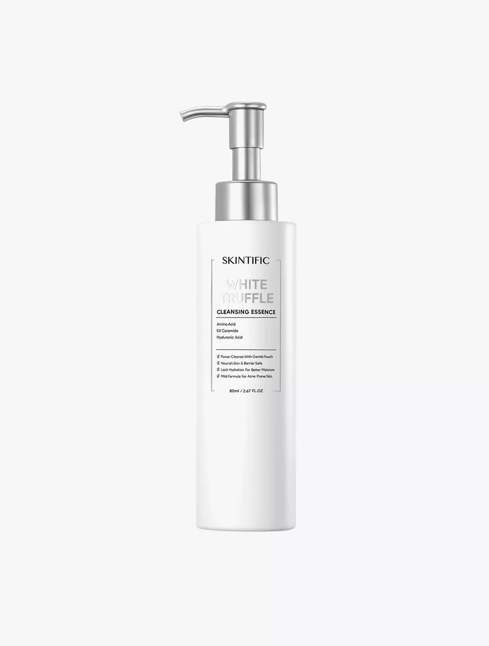SKINTIFIC White Truffle Cleansing Essence-80ml - Rainbow