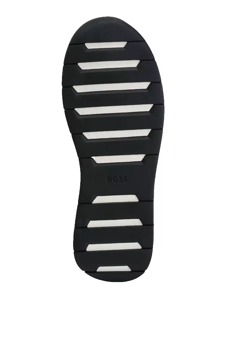 Textured Low Top Trainers - BOSS Mainline
