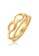 ELLI GERMANY gold Ring Stacking Ring Duo Infinity Twisted Basic Trend Blogger Gold Plated 9E309AC433F2F8GS_1