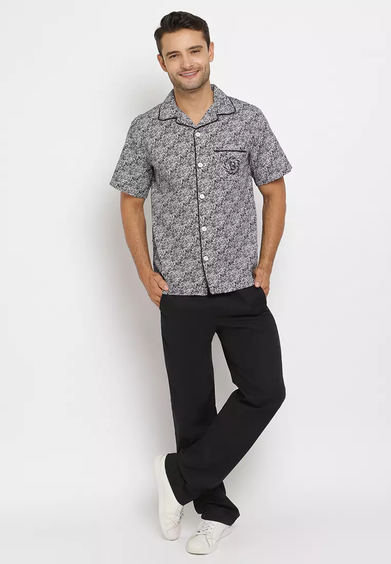 Byford Pyjama Short Sleeve Long Pant 1 set