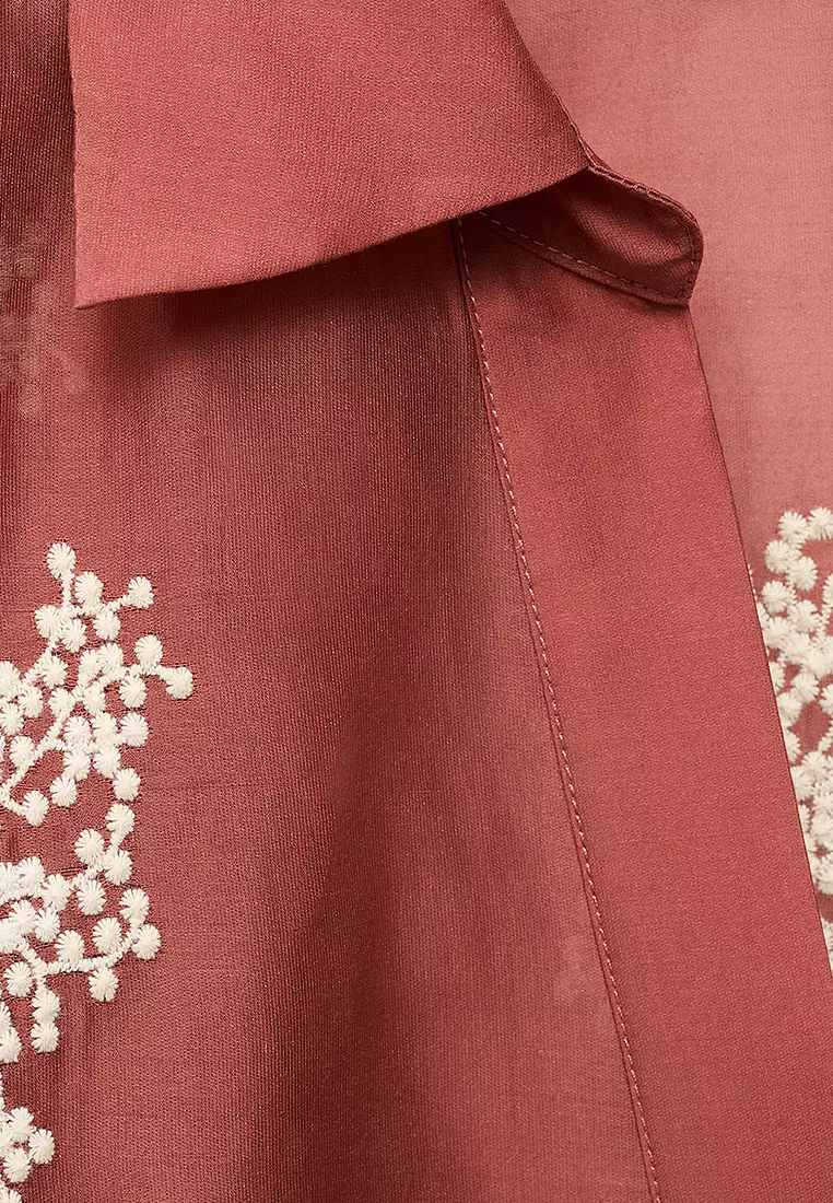 Embroidered Semi-Transparent Shirt