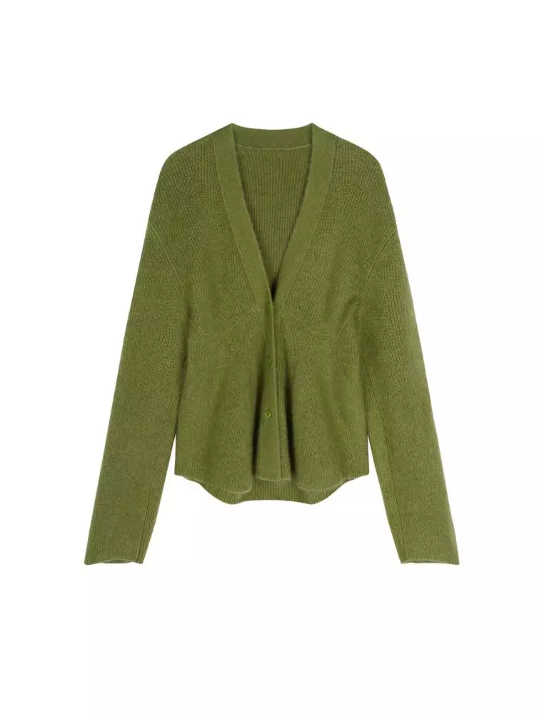 V-Neck Knit Cardigan
