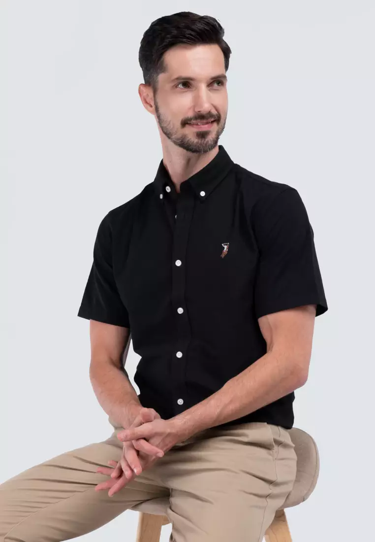 Polo Haus - Men’Cotton Plain Regular Fit Short Sleeve