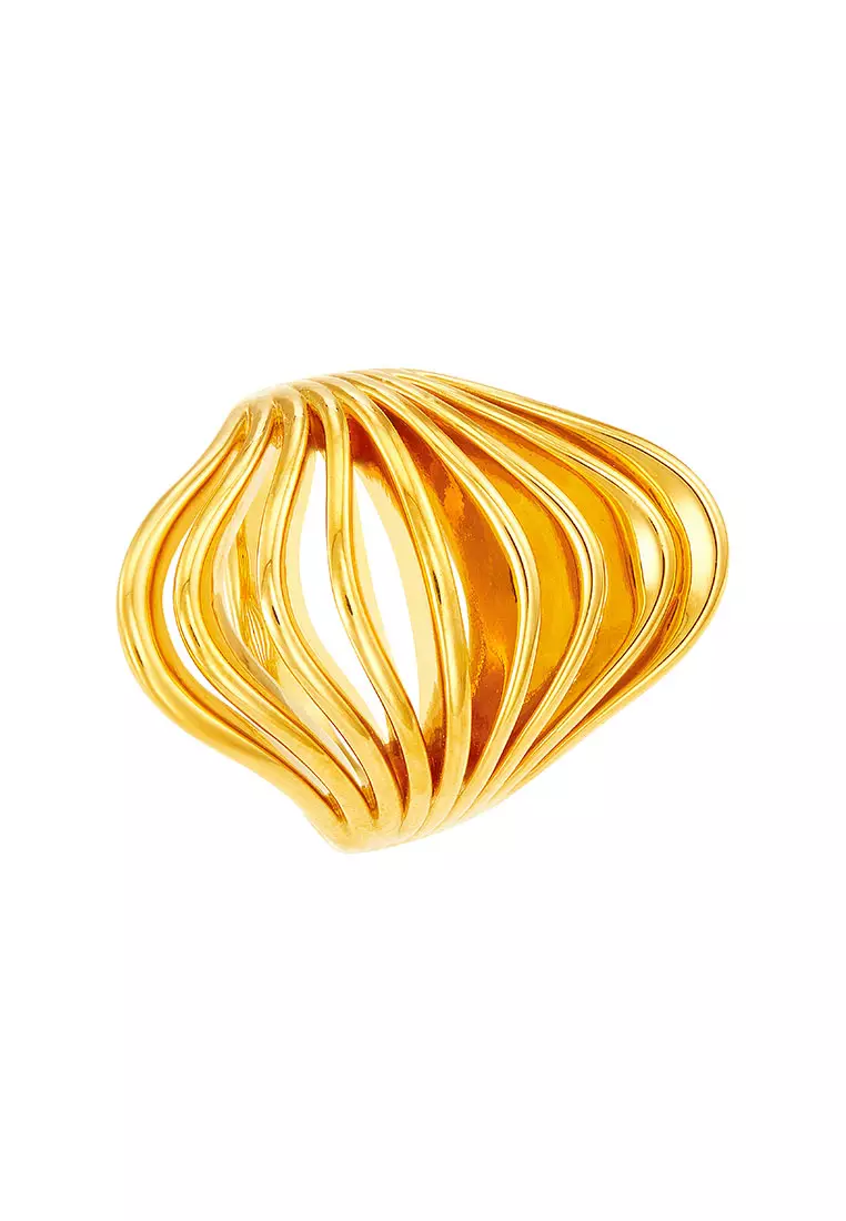 HABIB 999/24K Yellow Gold Ring LTR040624