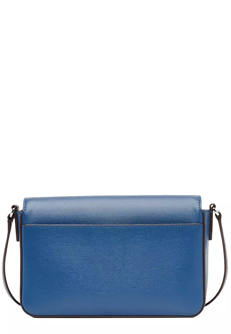 Bryant Medium Flap Crossbody Bag in Pacific Blue R12EL467