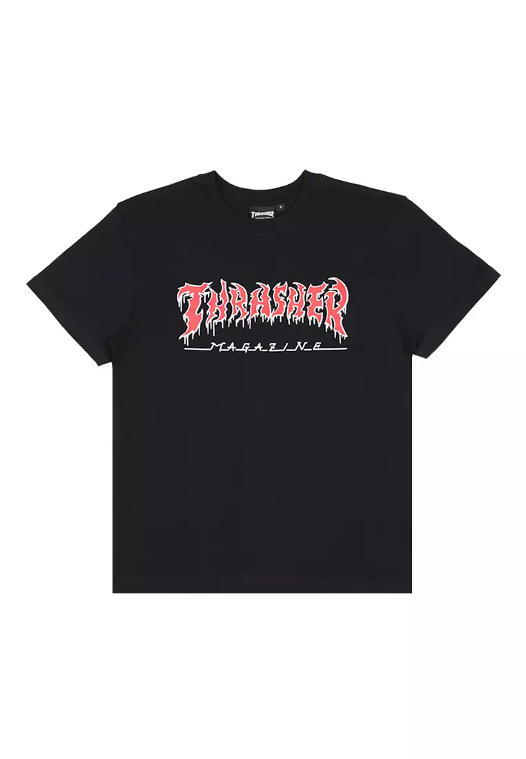 Thrasher black tee top